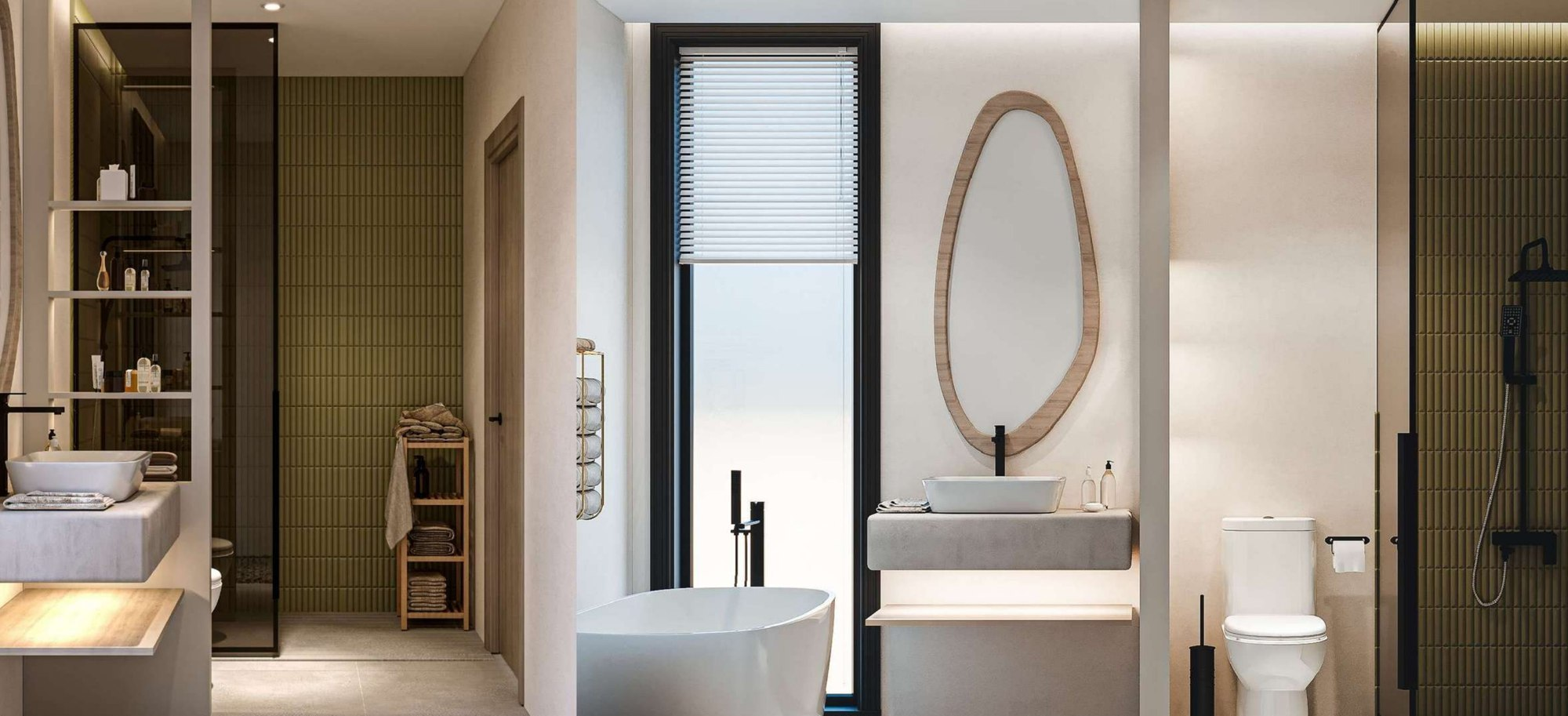 Bathroom, rendering